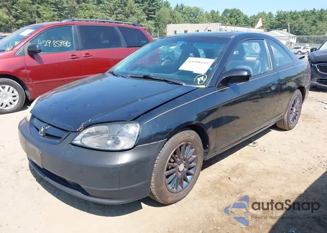 2003 Honda Civic Ex из США, поврежденный, VIN 1HGEM22963L031789